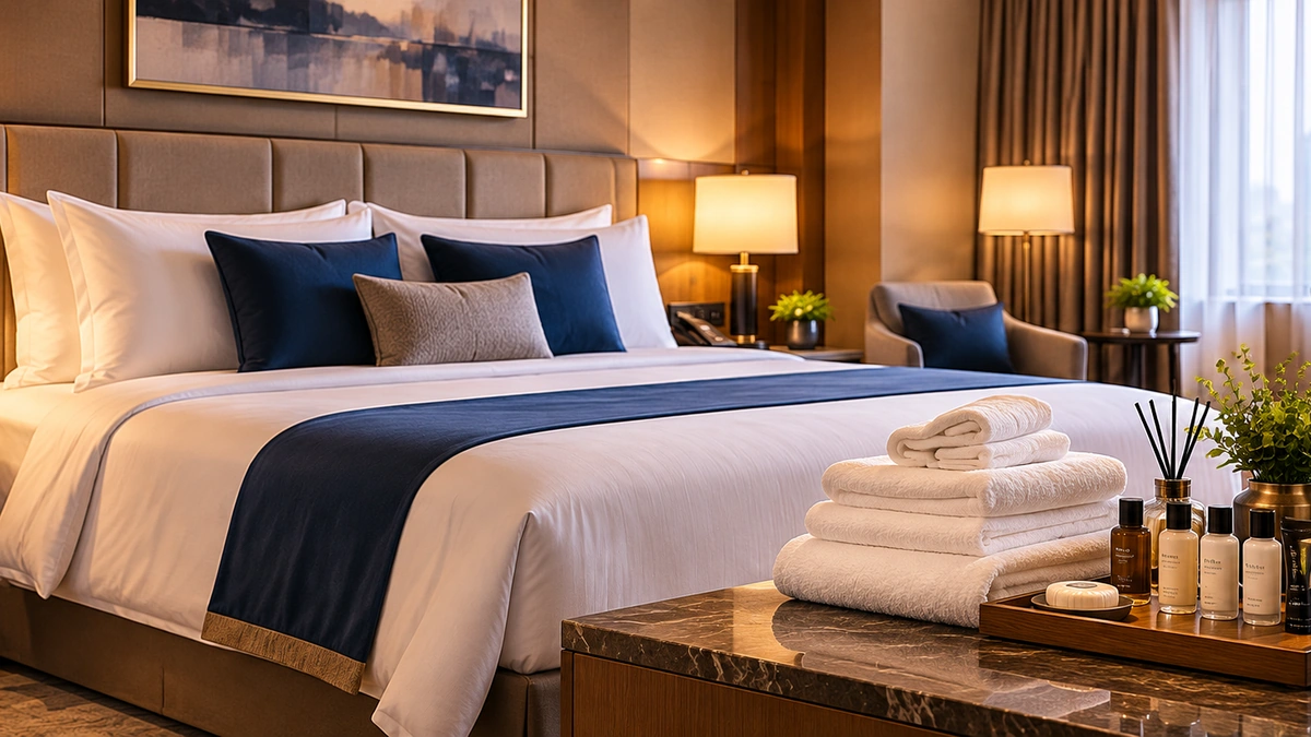 Standard Pack — guest room, linen, bath and housekeeping essentials